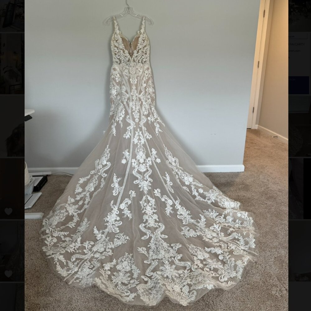 Used Wedding Dress Blue By Enzoani
